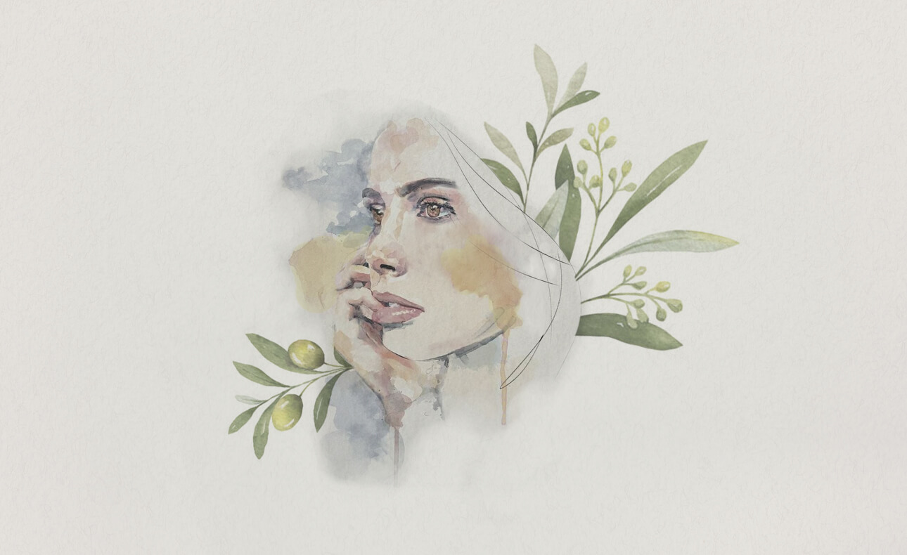 Λάμψη προσώπου με ελαιόλαδο